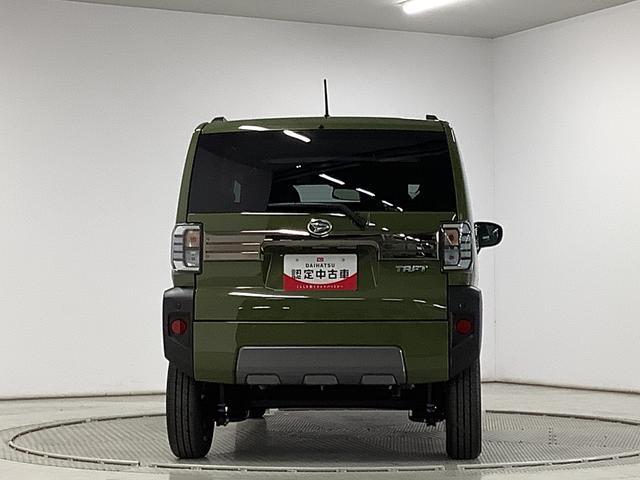 タフト Ｇターボ　ダーククロムベンチャー　クルコン　コーナーセンサー　走行無制限１年保証　前後コーナーセンサー　アダプティブクルーズコントロール　前席シートヒーター　オートマチックハイビーム　オートブレーキホールド　スカイフィールトップ　１５インチ純正アルミホイール（11枚目）