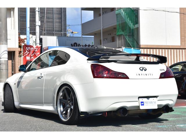 スカイライン 370GT タイプS エアロワークスFスポイラー BLITZ車高調 WORK20AW 社外マフラー 社外リアウイング 純正ナビ Bカメラ ETC HPIサクションパイプ クスコタワーバー ハーフレザー 外デジタルミラー(8枚目)