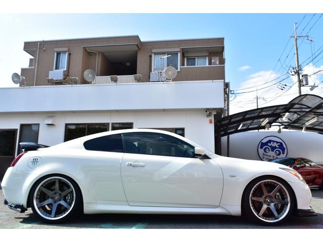 スカイライン 370GT タイプS エアロワークスFスポイラー BLITZ車高調 WORK20AW 社外マフラー 社外リアウイング 純正ナビ Bカメラ ETC HPIサクションパイプ クスコタワーバー ハーフレザー 外デジタルミラー(10枚目)