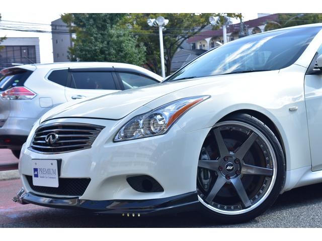 スカイライン 370GT タイプS エアロワークスFスポイラー BLITZ車高調 WORK20AW 社外マフラー 社外リアウイング 純正ナビ Bカメラ ETC HPIサクションパイプ クスコタワーバー ハーフレザー 外デジタルミラー(11枚目)