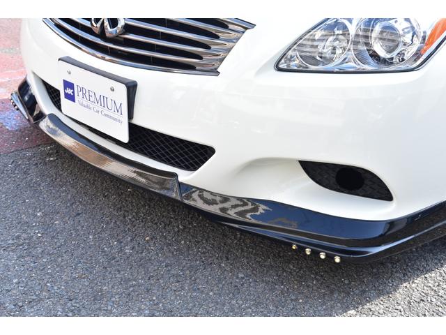 スカイライン 370GT タイプS エアロワークスFスポイラー BLITZ車高調 WORK20AW 社外マフラー 社外リアウイング 純正ナビ Bカメラ ETC HPIサクションパイプ クスコタワーバー ハーフレザー 外デジタルミラー(18枚目)