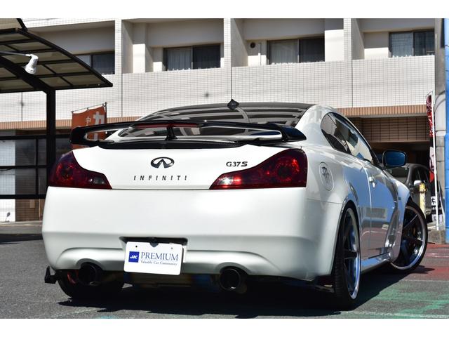 スカイライン 370GT タイプS エアロワークスFスポイラー BLITZ車高調 WORK20AW 社外マフラー 社外リアウイング 純正ナビ Bカメラ ETC HPIサクションパイプ クスコタワーバー ハーフレザー 外デジタルミラー(35枚目)