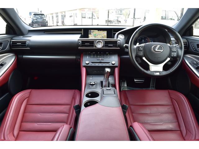 RC RC200t Fスポーツ 三眼LED OPプリクラ LDA Rクルーズ BSM Aハイビーム 純正ナビ フルセグ Bカメラ ETC レッドレザー Pシート&エアシート&ヒーター パドルS ステアリングH 純正19AW Cソナー(33枚目)