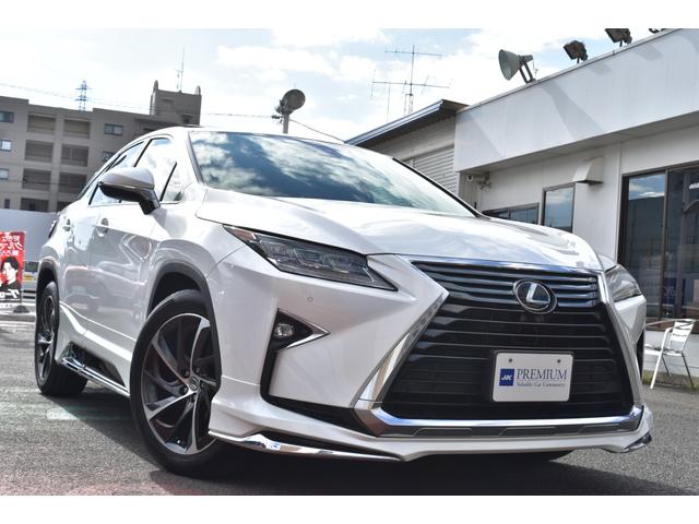 ＲＸ ＲＸ２００ｔ　バージョンＬ　モデリスタＦＳＲエアロ＆マフラー＆ダウンサス　ガラスＳＲ　リアエンターティメント　純正ナビ　フルセグ　全方位　黒セミアニリン革　エアシート　Ｐバックドア　三眼ＬＥＤ　プリクラ　ＢＳＭ　ＨＵＤ　Ｃソナー（6枚目）