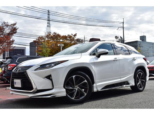 ＲＸ ＲＸ２００ｔ　バージョンＬ　モデリスタＦＳＲエアロ＆マフラー＆ダウンサス　ガラスＳＲ　リアエンターティメント　純正ナビ　フルセグ　全方位　黒セミアニリン革　エアシート　Ｐバックドア　三眼ＬＥＤ　プリクラ　ＢＳＭ　ＨＵＤ　Ｃソナー（10枚目）