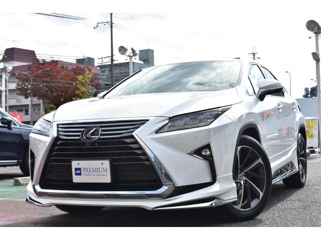 ＲＸ ＲＸ２００ｔ　バージョンＬ　モデリスタＦＳＲエアロ＆マフラー＆ダウンサス　ガラスＳＲ　リアエンターティメント　純正ナビ　フルセグ　全方位　黒セミアニリン革　エアシート　Ｐバックドア　三眼ＬＥＤ　プリクラ　ＢＳＭ　ＨＵＤ　Ｃソナー（17枚目）