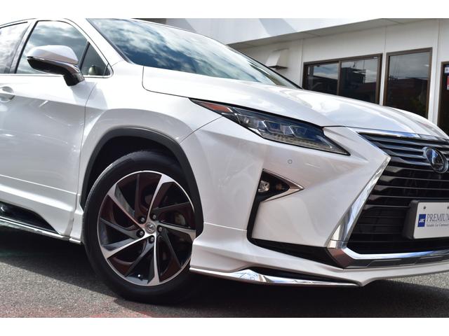 ＲＸ ＲＸ２００ｔ　バージョンＬ　モデリスタＦＳＲエアロ＆マフラー＆ダウンサス　ガラスＳＲ　リアエンターティメント　純正ナビ　フルセグ　全方位　黒セミアニリン革　エアシート　Ｐバックドア　三眼ＬＥＤ　プリクラ　ＢＳＭ　ＨＵＤ　Ｃソナー（18枚目）