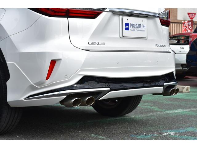 ＲＸ ＲＸ２００ｔ　バージョンＬ　モデリスタＦＳＲエアロ＆マフラー＆ダウンサス　ガラスＳＲ　リアエンターティメント　純正ナビ　フルセグ　全方位　黒セミアニリン革　エアシート　Ｐバックドア　三眼ＬＥＤ　プリクラ　ＢＳＭ　ＨＵＤ　Ｃソナー（25枚目）