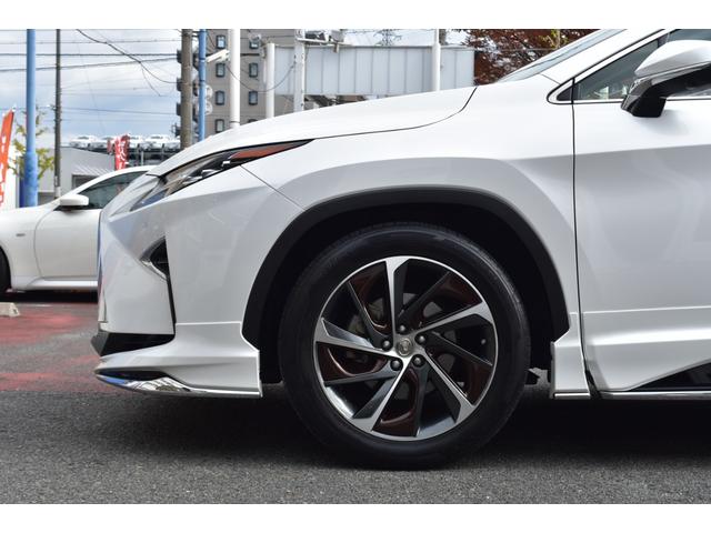 ＲＸ ＲＸ２００ｔ　バージョンＬ　モデリスタＦＳＲエアロ＆マフラー＆ダウンサス　ガラスＳＲ　リアエンターティメント　純正ナビ　フルセグ　全方位　黒セミアニリン革　エアシート　Ｐバックドア　三眼ＬＥＤ　プリクラ　ＢＳＭ　ＨＵＤ　Ｃソナー（35枚目）