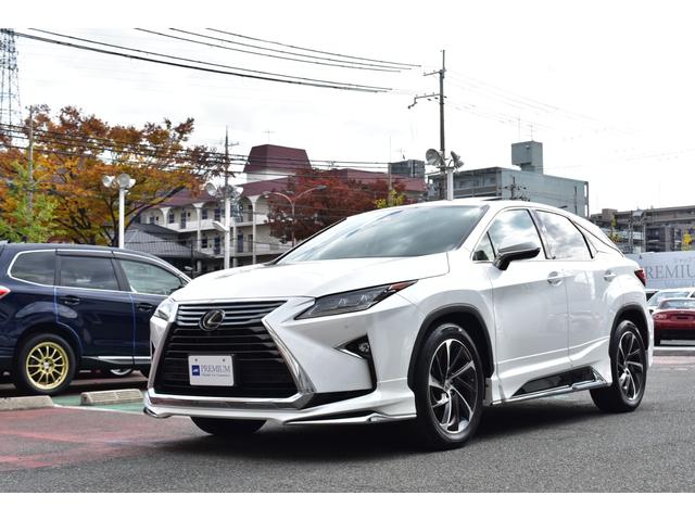 ＲＸ ＲＸ２００ｔ　バージョンＬ　モデリスタＦＳＲエアロ＆マフラー＆ダウンサス　ガラスＳＲ　リアエンターティメント　純正ナビ　フルセグ　全方位　黒セミアニリン革　エアシート　Ｐバックドア　三眼ＬＥＤ　プリクラ　ＢＳＭ　ＨＵＤ　Ｃソナー（37枚目）