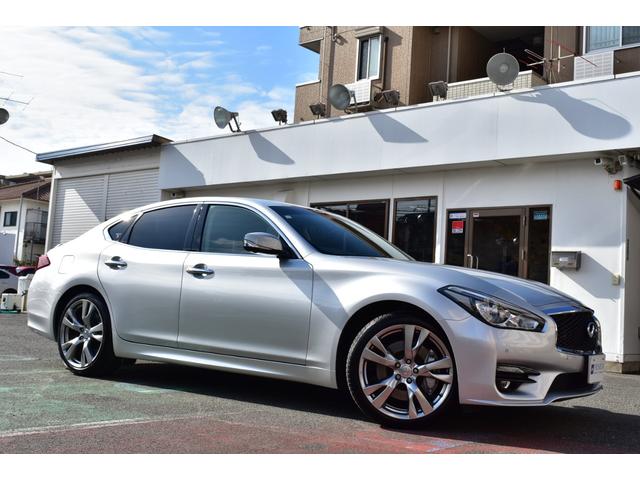 フーガ ３７０ＧＴ　タイプＳ　後期型　ＯＰプレミアムインテリアＰＫＧ　セーフティシールド　専用セミアニリン革　エアシート＆ヒーター　純正ナビ　フルセグ　アラウンドビュー　ＥＴＣ　専用２０ＡＷ　ＬＥＤヘッド　Ｃソナー　Ｒクルーズ（5枚目）