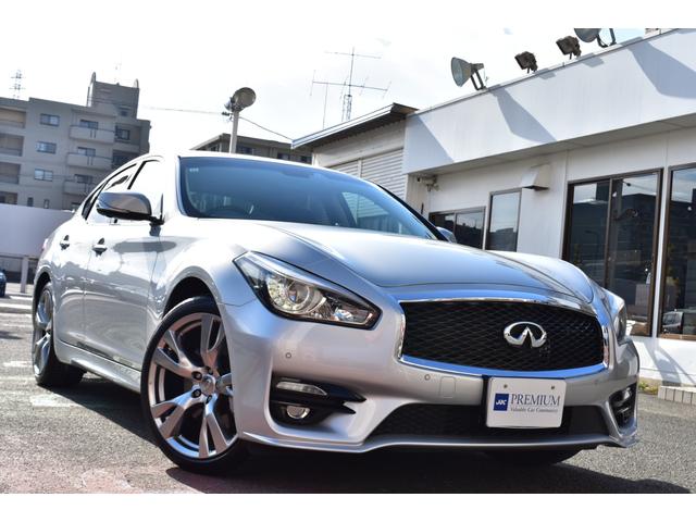 フーガ ３７０ＧＴ　タイプＳ　後期型　ＯＰプレミアムインテリアＰＫＧ　セーフティシールド　専用セミアニリン革　エアシート＆ヒーター　純正ナビ　フルセグ　アラウンドビュー　ＥＴＣ　専用２０ＡＷ　ＬＥＤヘッド　Ｃソナー　Ｒクルーズ（6枚目）