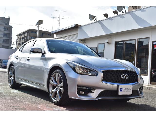 フーガ ３７０ＧＴ　タイプＳ　後期型　ＯＰプレミアムインテリアＰＫＧ　セーフティシールド　専用セミアニリン革　エアシート＆ヒーター　純正ナビ　フルセグ　アラウンドビュー　ＥＴＣ　専用２０ＡＷ　ＬＥＤヘッド　Ｃソナー　Ｒクルーズ（22枚目）