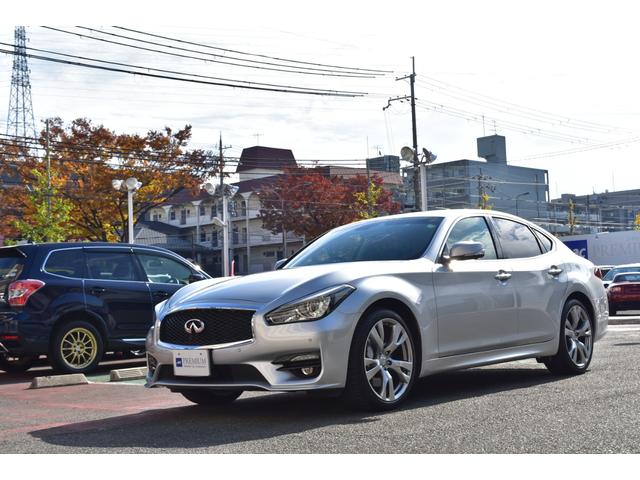 フーガ ３７０ＧＴ　タイプＳ　後期型　ＯＰプレミアムインテリアＰＫＧ　セーフティシールド　専用セミアニリン革　エアシート＆ヒーター　純正ナビ　フルセグ　アラウンドビュー　ＥＴＣ　専用２０ＡＷ　ＬＥＤヘッド　Ｃソナー　Ｒクルーズ（27枚目）