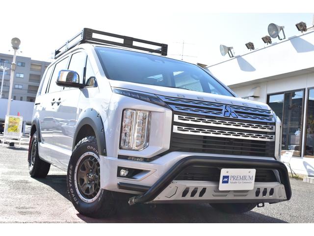 デリカD:5 P 1オナ eアシスト JAOS前後スキッドバー&リアラダー&オバフェン WORK16AW 純正ヘビーデューティーキャリア 純10型ナビ フルセグ 全方位 両Pスラ Pバックドア Rクルーズ 純正エンスタ(5枚目)