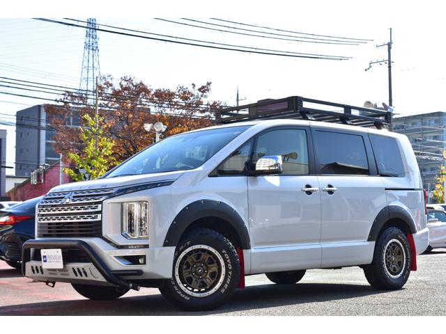 デリカD:5 P 1オナ eアシスト JAOS前後スキッドバー&リアラダー&オバフェン WORK16AW 純正ヘビーデューティーキャリア 純10型ナビ フルセグ 全方位 両Pスラ Pバックドア Rクルーズ 純正エンスタ(9枚目)