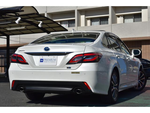 クラウンハイブリッド S Cパッケージ TSS ガラスサンルーフ ベージュレザーインテリア 純正ナビ フルセグ パノラミックビュー エアシート&ヒーター Rクルーズ BSM パーキングアシスト Cソナー HUD LEDヘッド(26枚目)