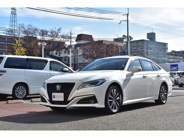 クラウンハイブリッド S Cパッケージ TSS ガラスサンルーフ ベージュレザーインテリア 純正ナビ フルセグ パノラミックビュー エアシート&ヒーター Rクルーズ BSM パーキングアシスト Cソナー HUD LEDヘッド(27枚目)