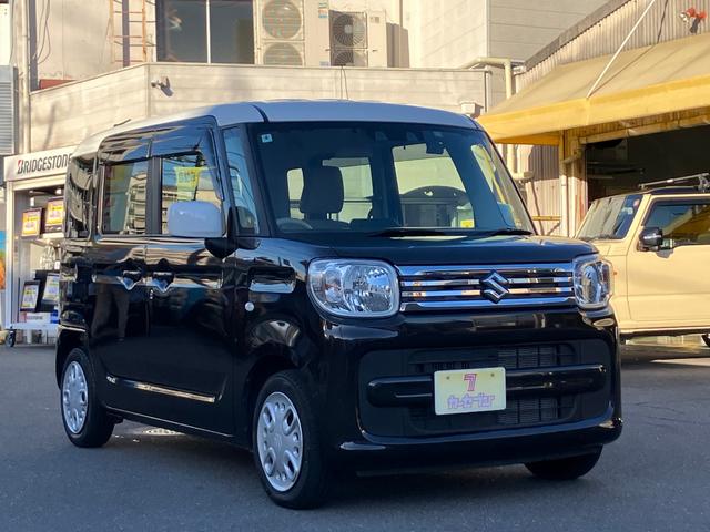 スペーシア ハイブリッドX ナビ ETC Bモニター ドラレコ ユーザー買取車 禁煙車 ワンオーナー 両側パワースライドドア スマートキー スペアキー デュアルカメラブレーキサポート シートヒーター コーナーセンサー 社外LED(3枚目)