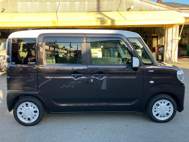 スペーシア ハイブリッドX ナビ ETC Bモニター ドラレコ ユーザー買取車 禁煙車 ワンオーナー 両側パワースライドドア スマートキー スペアキー デュアルカメラブレーキサポート シートヒーター コーナーセンサー 社外LED(4枚目)