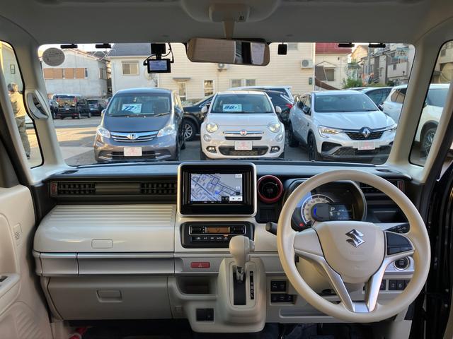 スペーシア ハイブリッドX ナビ ETC Bモニター ドラレコ ユーザー買取車 禁煙車 ワンオーナー 両側パワースライドドア スマートキー スペアキー デュアルカメラブレーキサポート シートヒーター コーナーセンサー 社外LED(24枚目)