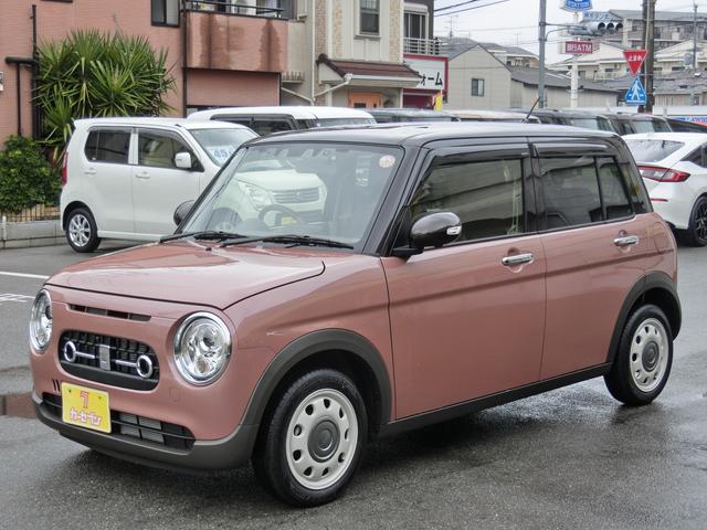 アルトラパンＬＣ Ｘ　純正ＯＰ８インチナビＴＶ　全方位モニター　前後ドラレコ　禁煙　ＴＶキャンセラー　セーフティサポート　ＥＴＣ　シートヒーター　専用革ステアリング　プッシュスタート　スペアキー　オートエアコン　ナノイーＸ（8枚目）