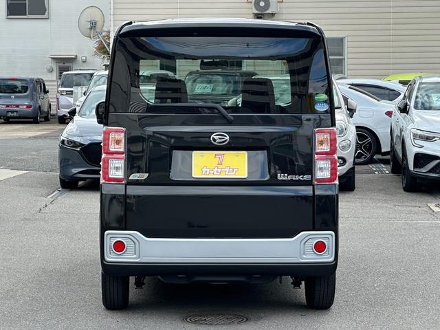 ウェイク L SA ユーザー買取 禁煙車 社外ナビ フルセグ パワースライドドア スマートキー Pスタート クラッツィオ革調シートカバー ETC車載器 フロアマット ドアバイザー 衝突軽減ブレーキ アイドリングストップ(7枚目)