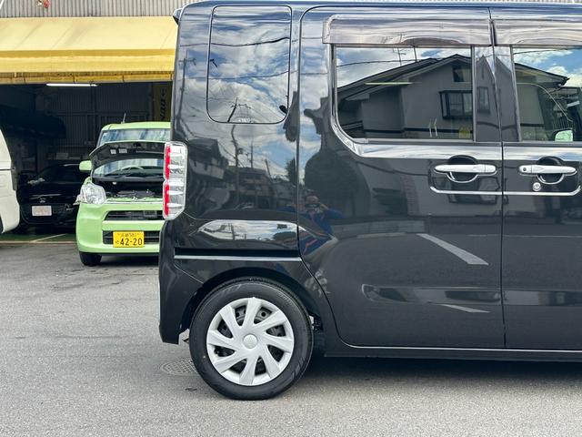 ウェイク L SA ユーザー買取 禁煙車 社外ナビ フルセグ パワースライドドア スマートキー Pスタート クラッツィオ革調シートカバー ETC車載器 フロアマット ドアバイザー 衝突軽減ブレーキ アイドリングストップ(48枚目)