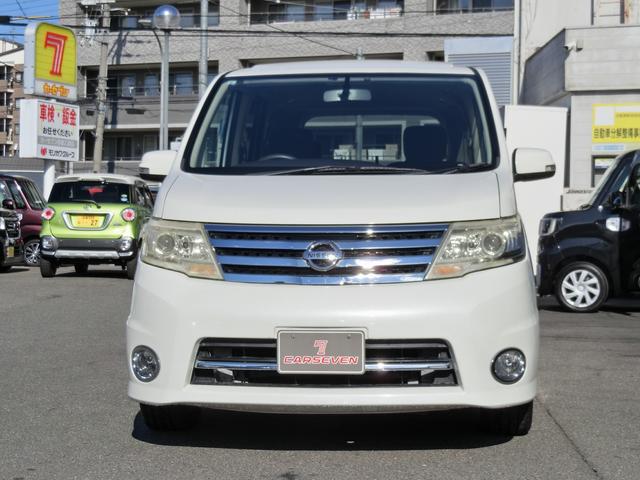 セレナ ハイウェイスター Vセレクション リアフリップダウンモニター ナビTV 禁煙 両側電動スライドドア バックドアオートクローザー HIDヘッドランプ レザーステアリング(13枚目)