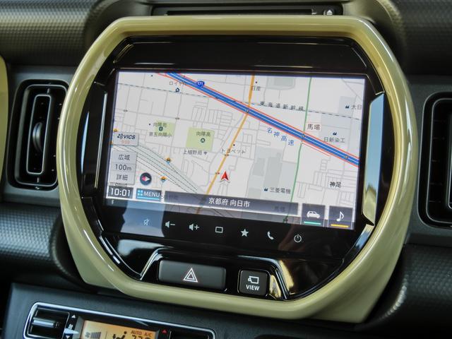 ハスラー ハイブリッドＧ　スズキコネクト対応９インチＨＤディスプレイナビＴＶ　全方位モニター　前後ドラレコ　セーフティサポート　リアパーキングセンサー　ＬＥＤライト　シートヒーター　キーレスプッシュスタート　スペアキー　禁煙（27枚目）