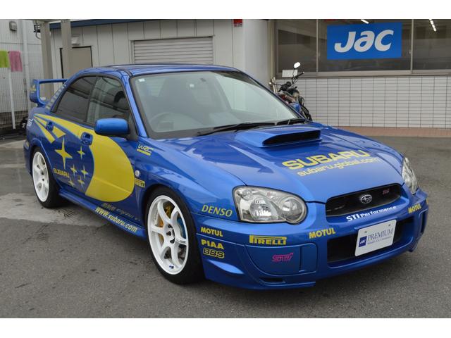 インプレッサ ＷＲＸ　ＳＴｉ　ＷＲＣ仕様　６速ＭＴ　アドバンレーシング１８インチＡＷ　ブリッツ車高調　ブレンボキャリパー　スリットローター　柿本改マフラー　ＳＴＩタワーバー　Ｄｅｆｉ３連メーター　ＥＴＣ　タイベル交換済（7枚目）