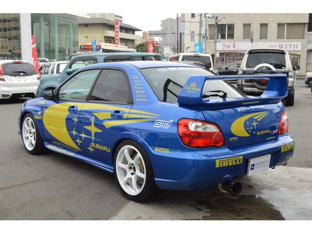 インプレッサ ＷＲＸ　ＳＴｉ　ＷＲＣ仕様　６速ＭＴ　アドバンレーシング１８インチＡＷ　ブリッツ車高調　ブレンボキャリパー　スリットローター　柿本改マフラー　ＳＴＩタワーバー　Ｄｅｆｉ３連メーター　ＥＴＣ　タイベル交換済（8枚目）