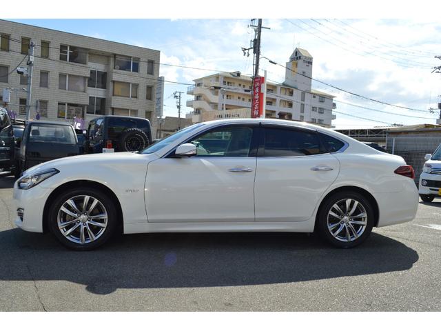 フーガハイブリッド ベースグレード 後期型 全方位運転支援システム インテリジェントクルーズコントロール 純正HDDナビ・TV・アラウンドビューモニター ハーフレザーシート パワーシート 純正18インチアルミ ETC 記録簿(6枚目)