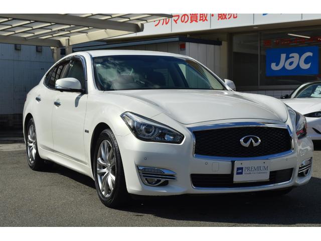 フーガハイブリッド ベースグレード 後期型 全方位運転支援システム インテリジェントクルーズコントロール 純正HDDナビ・TV・アラウンドビューモニター ハーフレザーシート パワーシート 純正18インチアルミ ETC 記録簿(7枚目)