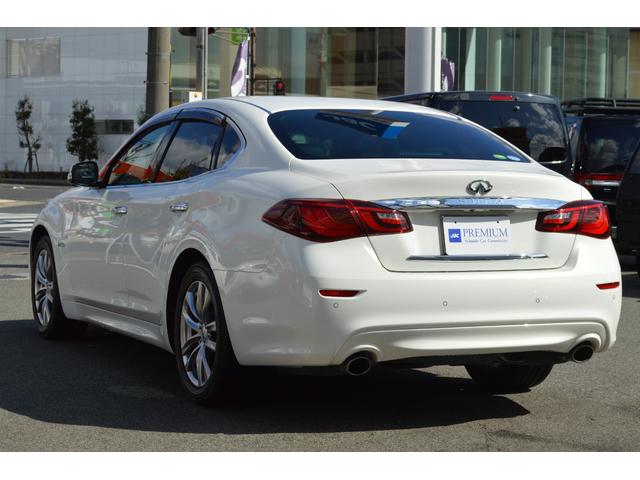 フーガハイブリッド ベースグレード 後期型 全方位運転支援システム インテリジェントクルーズコントロール 純正HDDナビ・TV・アラウンドビューモニター ハーフレザーシート パワーシート 純正18インチアルミ ETC 記録簿(8枚目)