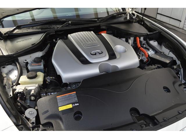 フーガハイブリッド ベースグレード 後期型 全方位運転支援システム インテリジェントクルーズコントロール 純正HDDナビ・TV・アラウンドビューモニター ハーフレザーシート パワーシート 純正18インチアルミ ETC 記録簿(28枚目)