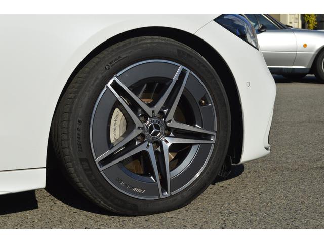 ＡＭＧ１８インチアルミホイール装着。