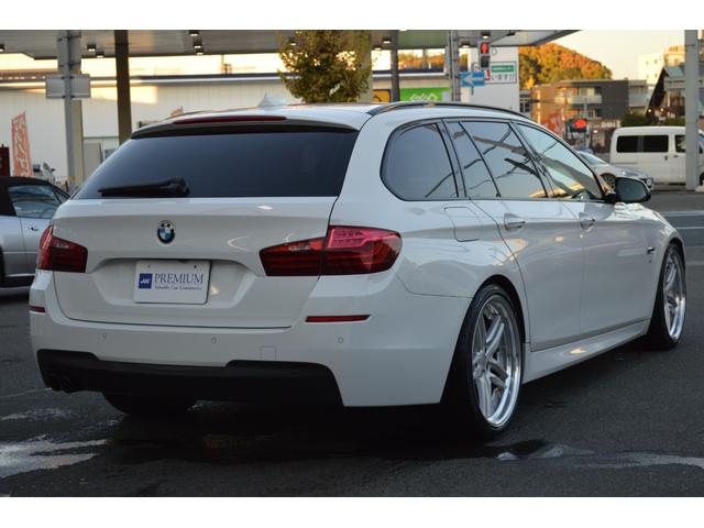 ５シリーズ ５２３ｉツーリング　Ｍスポーツ　ローダウン　ＷＯＲＫ２０インチＡＷ　ルーフレール　ＥＴＣ　前後ドラレコ　レーダークルコン　パドルシフト　クリアランスソナー　パワーバックドア　バックカメラ　レーンキープ　パワーシート　ＨＩＤヘッド（4枚目）