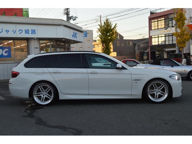 ５シリーズ ５２３ｉツーリング　Ｍスポーツ　ローダウン　ＷＯＲＫ２０インチＡＷ　ルーフレール　ＥＴＣ　前後ドラレコ　レーダークルコン　パドルシフト　クリアランスソナー　パワーバックドア　バックカメラ　レーンキープ　パワーシート　ＨＩＤヘッド（6枚目）