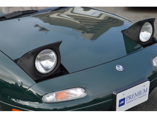 ユーノスロードスター Vスペシャル フルノーマル センソリーサウンドシステム タンカラーフルレザーシート タンカラーレザー内装 純正14インチAW 純正ナルディウッドステア CDデッキ(11枚目)