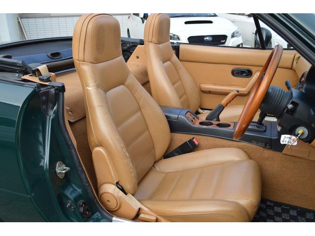 ユーノスロードスター Vスペシャル フルノーマル センソリーサウンドシステム タンカラーフルレザーシート タンカラーレザー内装 純正14インチAW 純正ナルディウッドステア CDデッキ(14枚目)