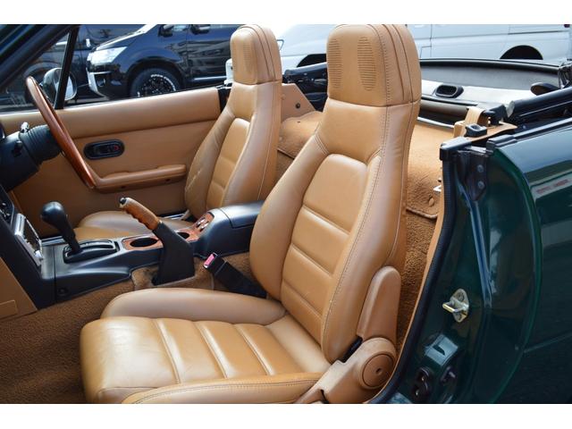 ユーノスロードスター Vスペシャル フルノーマル センソリーサウンドシステム タンカラーフルレザーシート タンカラーレザー内装 純正14インチAW 純正ナルディウッドステア CDデッキ(15枚目)