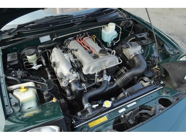 ユーノスロードスター Vスペシャル フルノーマル センソリーサウンドシステム タンカラーフルレザーシート タンカラーレザー内装 純正14インチAW 純正ナルディウッドステア CDデッキ(22枚目)