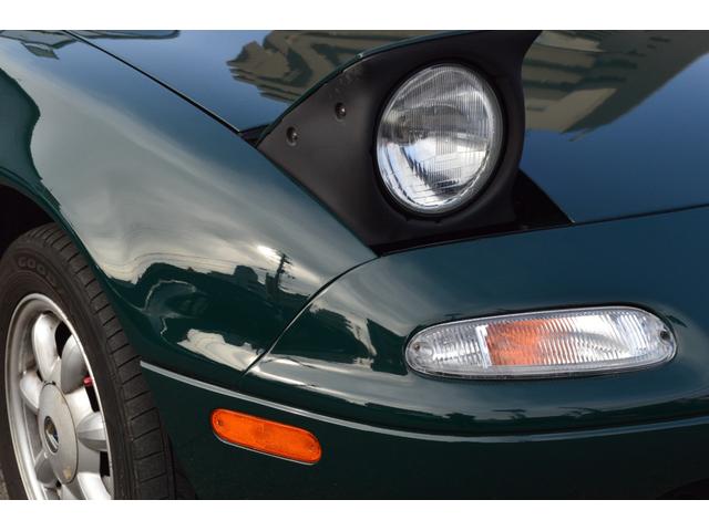 ユーノスロードスター Vスペシャル フルノーマル センソリーサウンドシステム タンカラーフルレザーシート タンカラーレザー内装 純正14インチAW 純正ナルディウッドステア CDデッキ(27枚目)