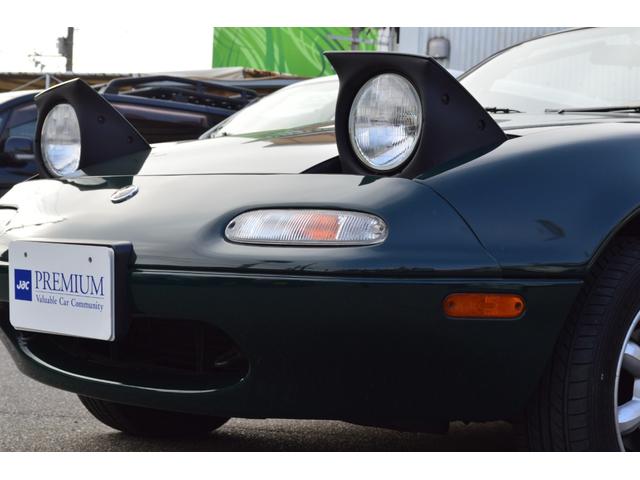 ユーノスロードスター Vスペシャル フルノーマル センソリーサウンドシステム タンカラーフルレザーシート タンカラーレザー内装 純正14インチAW 純正ナルディウッドステア CDデッキ(28枚目)