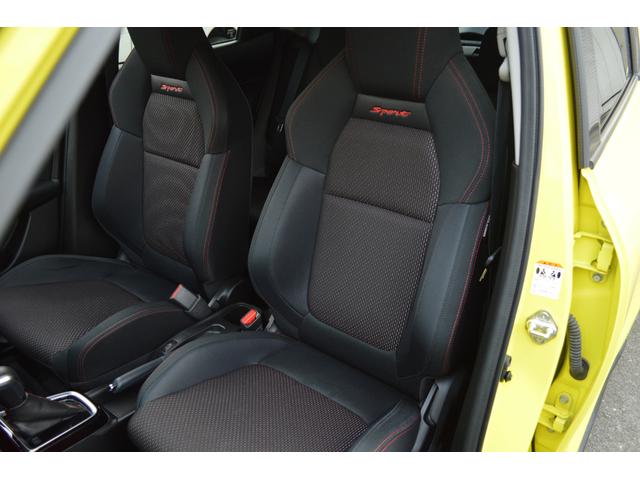 スイフトスポーツ ベースグレード　セーフティパッケージ　ワンオーナー　デュアルセンサーブレーキサポート　ナビ・フルセグＴＶ・バックカメラ　レーダークルーズ　純正１７インチアルミ　シートヒーター　ＥＴＣ　記録簿（16枚目）