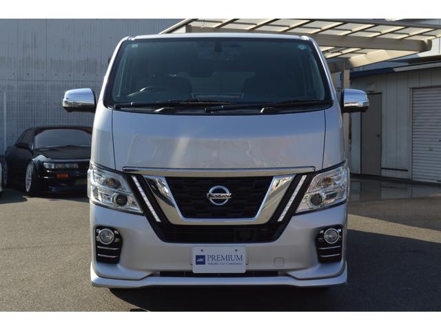 NV350キャラバンバン ロングプレミアムGXターボ 後期モデル ディーゼルターボ 4WD インテリジェントエマージェンシーブレーキ インテリジェントアラウンドビューモニター 純正エアロ LEDライト ドラレコ ETC スマートキー(2枚目)