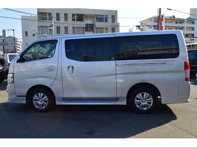 NV350キャラバンバン ロングプレミアムGXターボ 後期モデル ディーゼルターボ 4WD インテリジェントエマージェンシーブレーキ インテリジェントアラウンドビューモニター 純正エアロ LEDライト ドラレコ ETC スマートキー(6枚目)