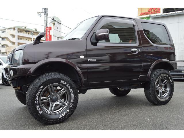 ジムニー クロスアドベンチャー　カスタムペイント　リフトアップ　１６インチアルミ＆ジオランダーＸ－ＡＴ　ＨＫＳマフラー　ショートバンパー　オーバーフェンダー　デジタルインナーミラー　外テールライト　フルレザーシート　シートヒーター（30枚目）