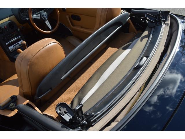 ユーノスロードスター Ｖスペシャル　５速ＭＴ　ＮＢ用エアコン装着　タイミングベルト交換済み　タンレザーシート　ワーク１６インチアルミ　ＫＹＢショックローダウン　クロス幌ガラススクリーン　ＥＴＣ（39枚目）